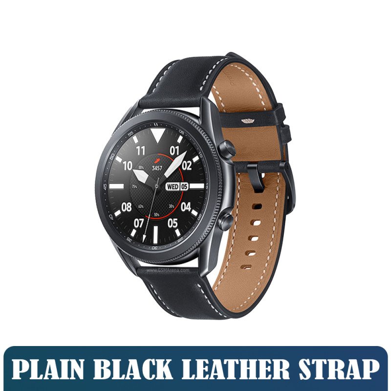 Like New Smart Watches - Samsung Galaxy Watch 3 45MM - Plain Black Leather Strap view 1