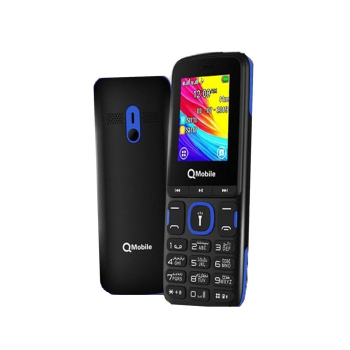 Qmobile Wonder - 1.8 Inch - Dual Sim - Black 