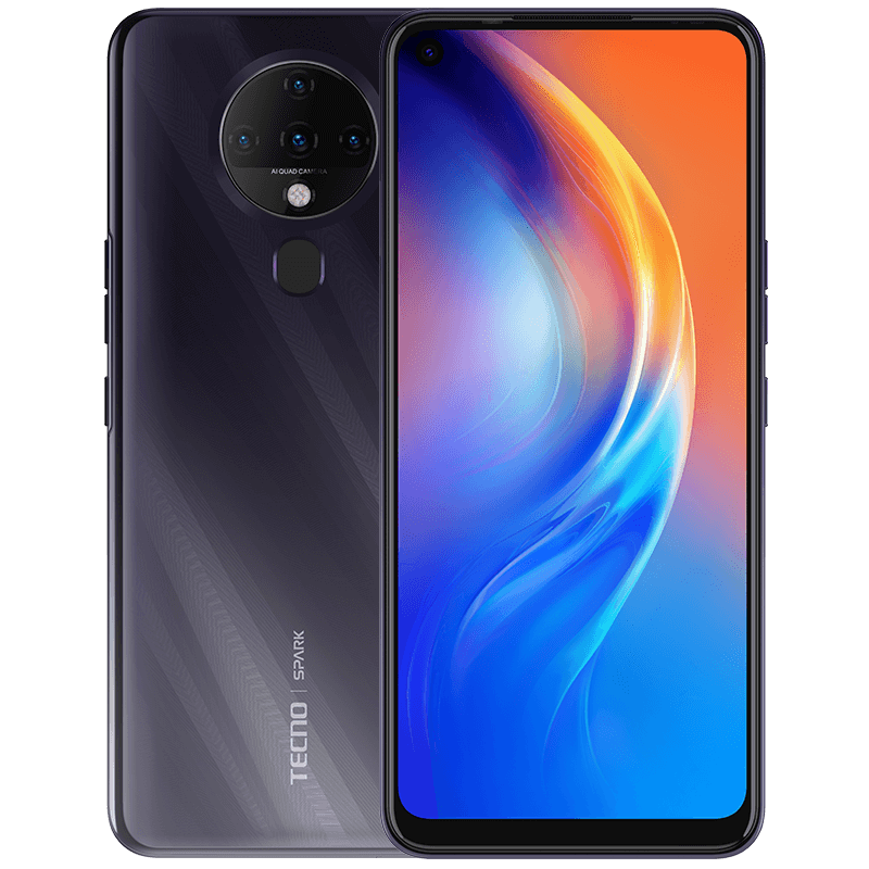 TECNO Spark 6 (4G 4GB 64GB Comet Black) With Official Warranty 