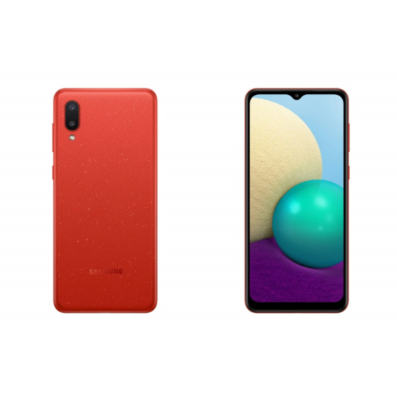 Samsung Galaxy A02 (4G 3GB 64GB Red) With Official Warranty 