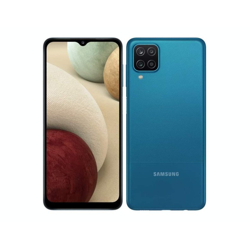 Samsung Galaxy A12 (4G 4GB 128GB Blue) With Official Warranty 