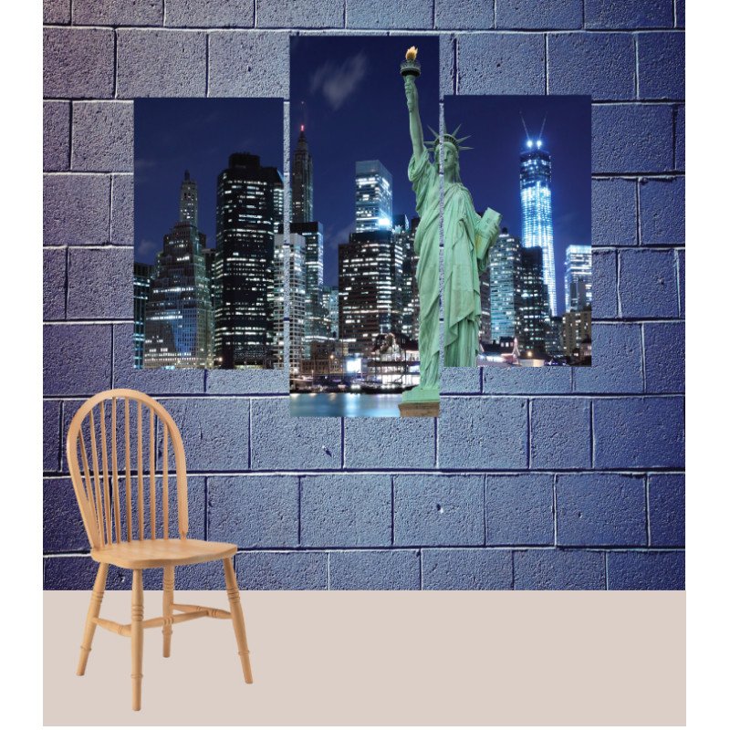 Wall Frames 3 Pieces Set Canvas – Digitally Printed Wall Canvas TJ-108 view 1