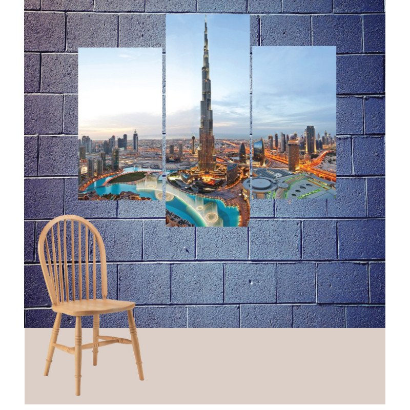 Wall Frames 3 Pieces Set Canvas – Digitally Printed Wall Canvas TJ-136 view 1