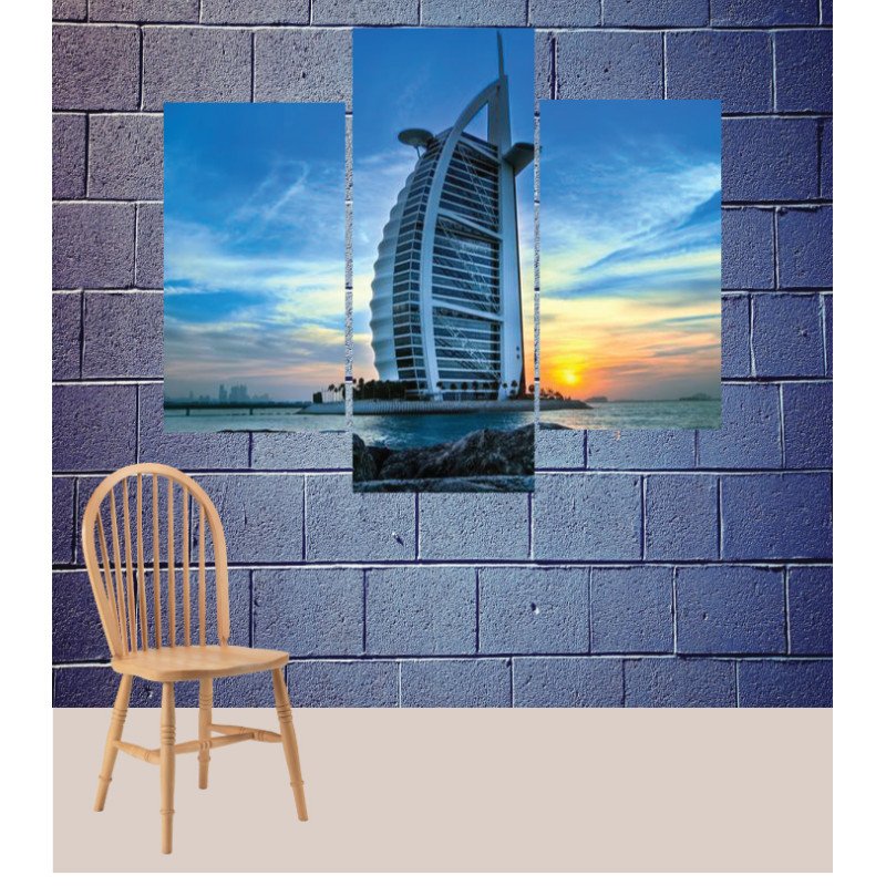 Wall Frames 3 Pieces Set Canvas – Digitally Printed Wall Canvas TJ-138 view 1
