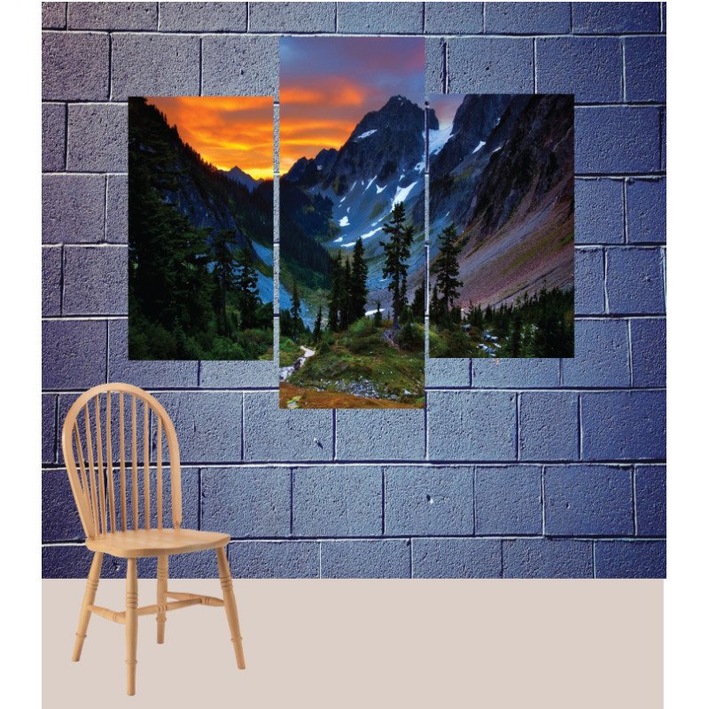 Wall Frames 3 Pieces Set Canvas – Digitally Printed Wall Canvas TJ-196 view 1