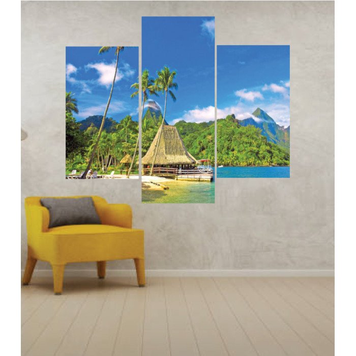 Wall Frames 3 Pieces Set Canvas – Digitally Printed Wall Canvas TJ-203