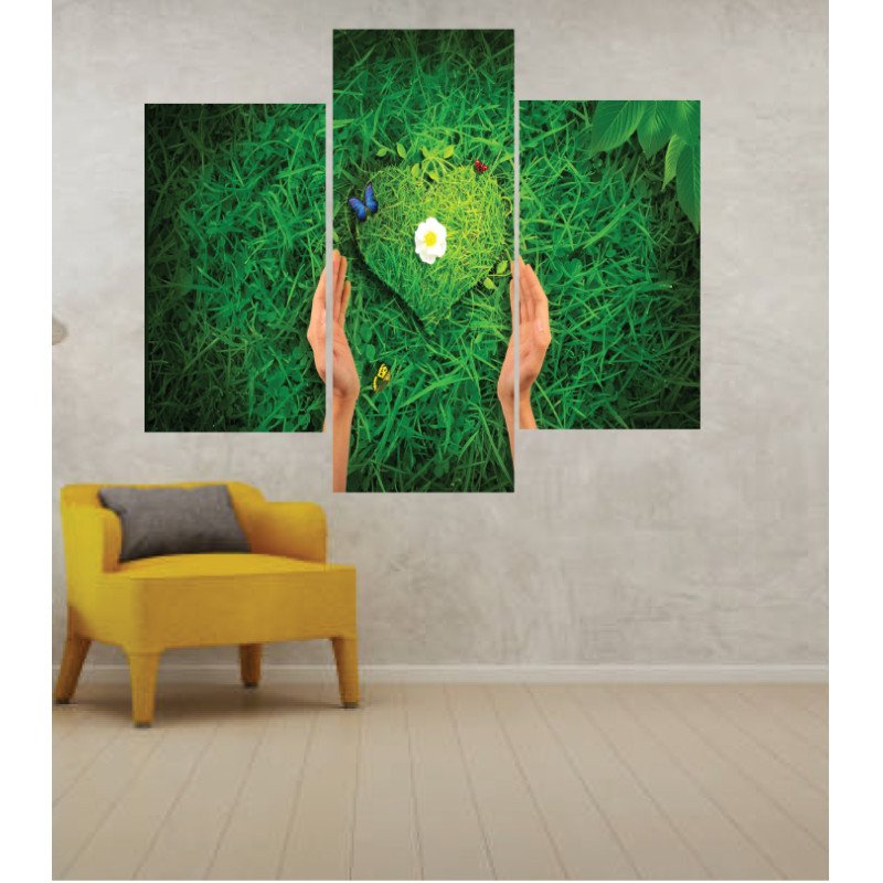 Wall Frames 3 Pieces Set Canvas – Digitally Printed Wall Canvas TJ-243 view 1