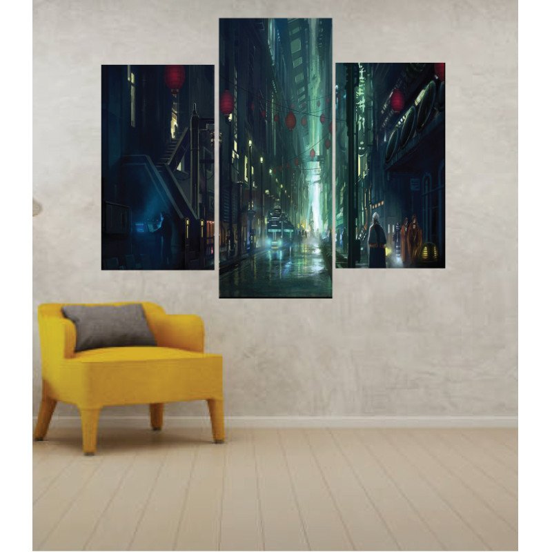 Wall Frames 3 Pieces Set Canvas – Digitally Printed Wall Canvas TJ-244 view 1