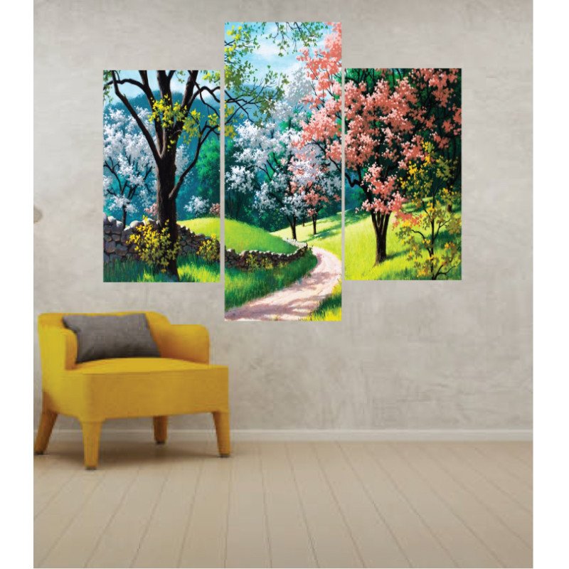 Wall Frames 3 Pieces Set Canvas – Digitally Printed Wall Canvas TJ-265 view 1