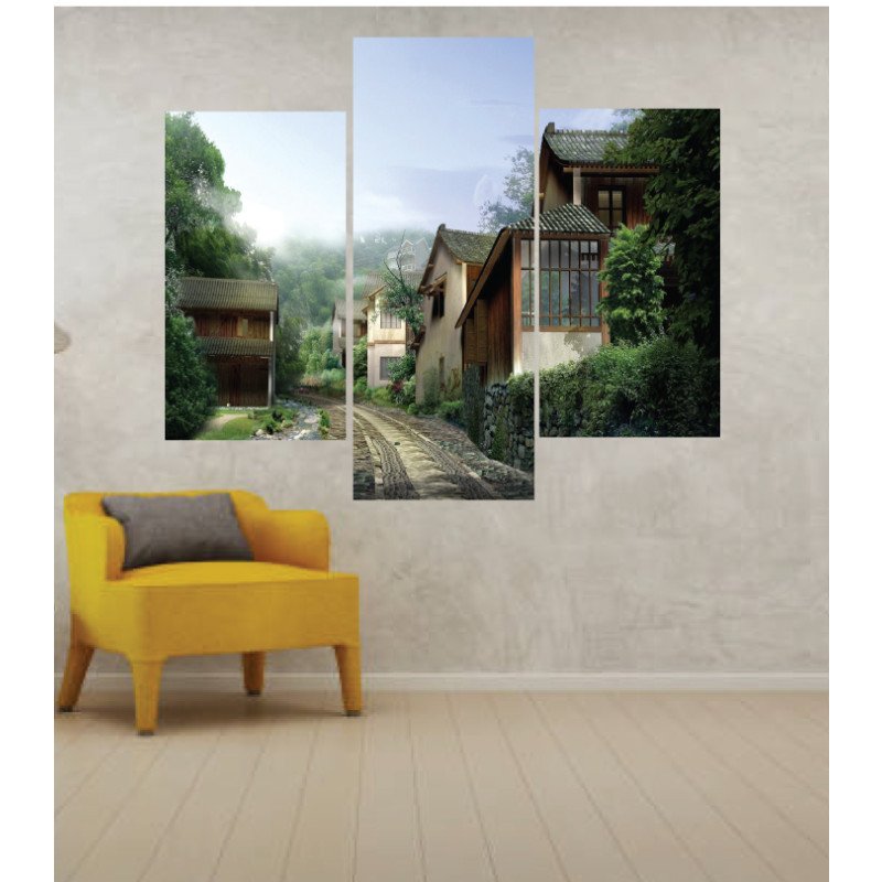 Wall Frames 3 Pieces Set Canvas – Digitally Printed Wall Canvas TJ-09 view 1