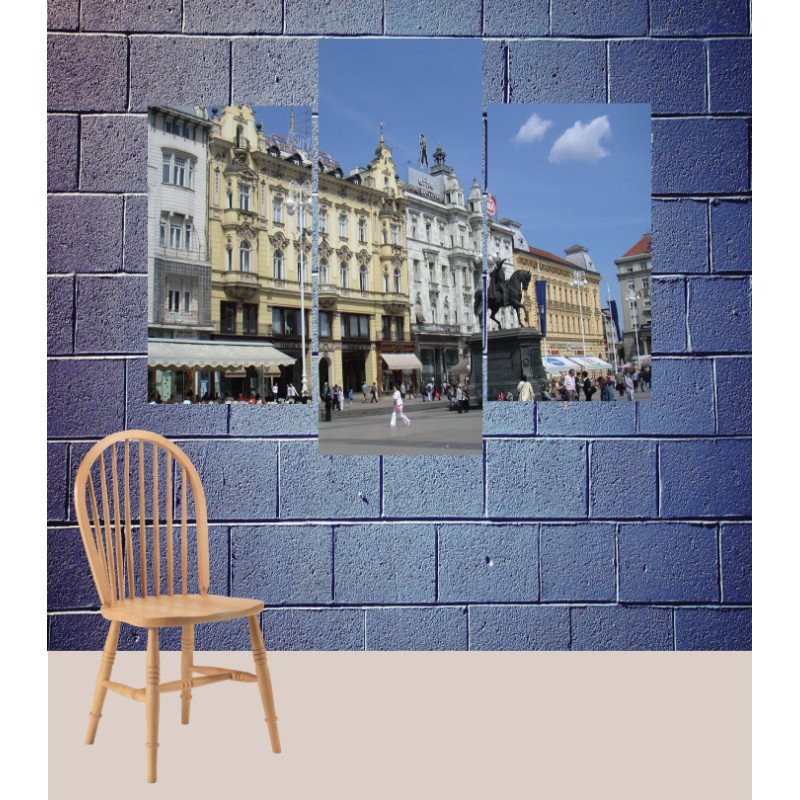 Wall Frames 3 Pieces Set Canvas – Digitally Printed Wall Canvas TJ-126 view 1