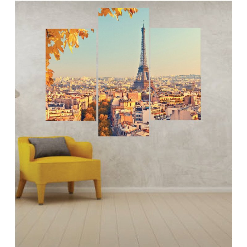 Wall Frames 3 Pieces Set Canvas – Digitally Printed Wall Canvas TJ-15 view 1