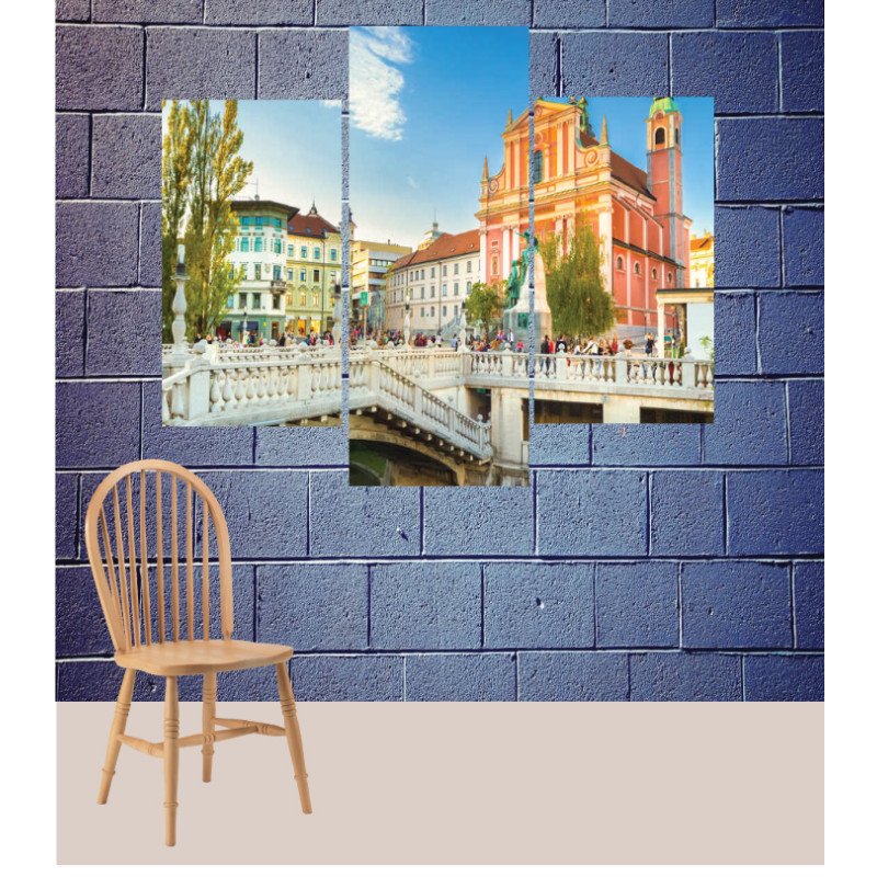 Wall Frames 3 Pieces Set Canvas – Digitally Printed Wall Canvas TJ-151 view 1