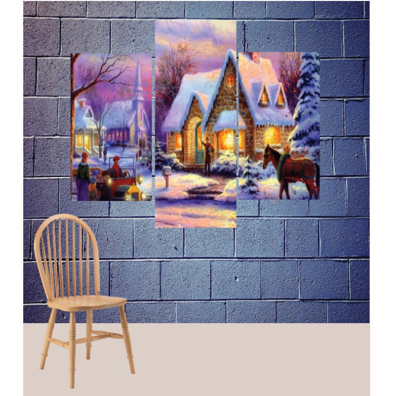 Wall Frames 3 Pieces Set Canvas – Digitally Printed Wall Canvas TJ-189 view 1