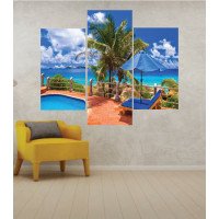 Wall Frames 3 Pieces Set Canvas – Digitally Printed Wall Canvas TJ-202