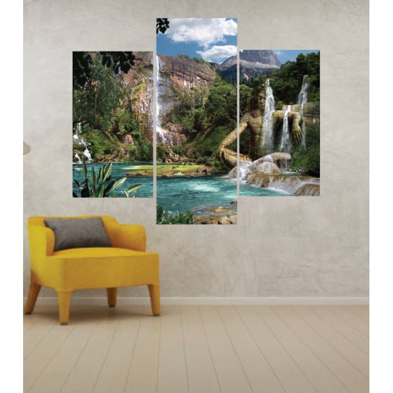 Wall Frames 3 Pieces Set Canvas – Digitally Printed Wall Canvas TJ-206 view 1