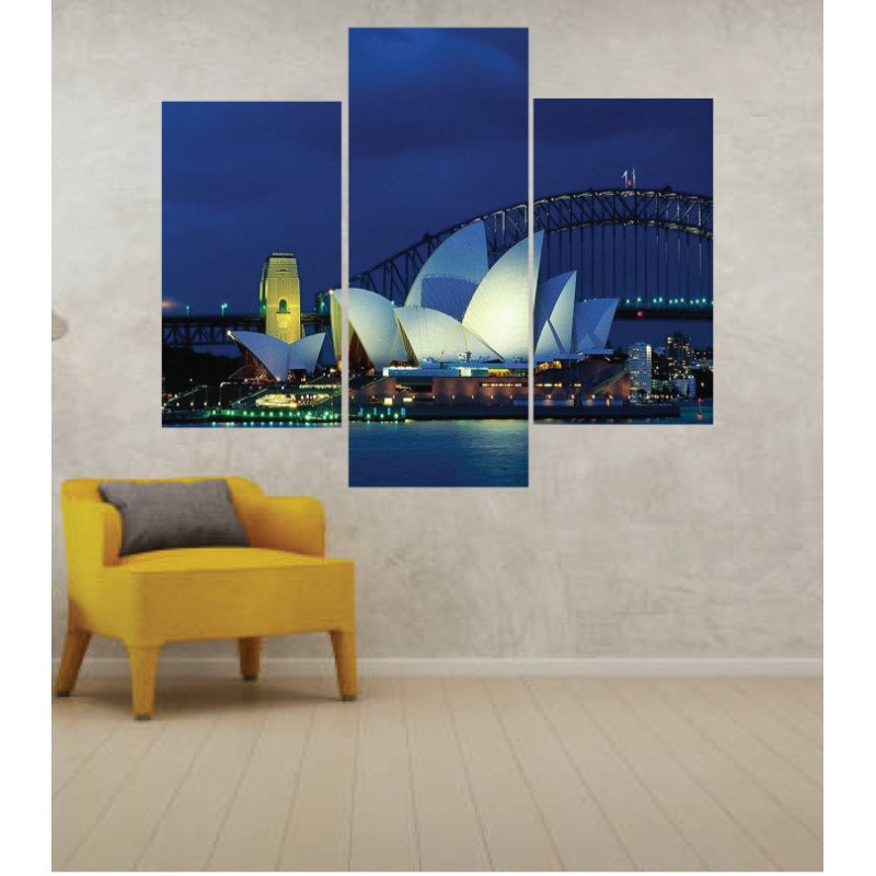Wall Frames 3 Pieces Set Canvas – Digitally Printed Wall Canvas TJ-236 view 1