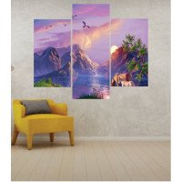 Wall Frames 3 Pieces Set Canvas – Digitally Printed Wall Canvas TJ-253
