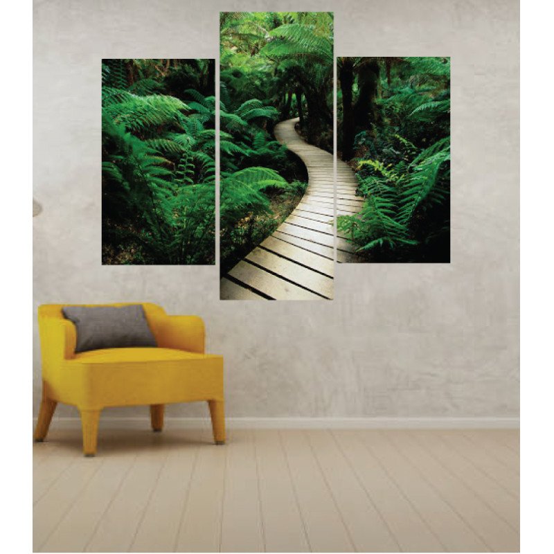Wall Frames 3 Pieces Set Canvas – Digitally Printed Wall Canvas TJ-257 view 1