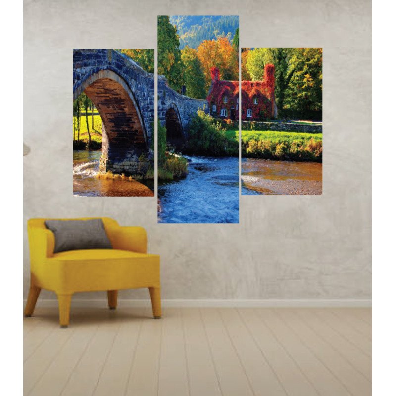 Wall Frames 3 Pieces Set Canvas – Digitally Printed Wall Canvas TJ-264 view 1