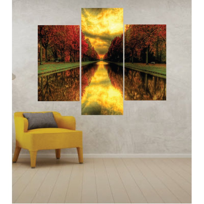Wall Frames 3 Pieces Set Canvas – Digitally Printed Wall Canvas TJ-270 view 1