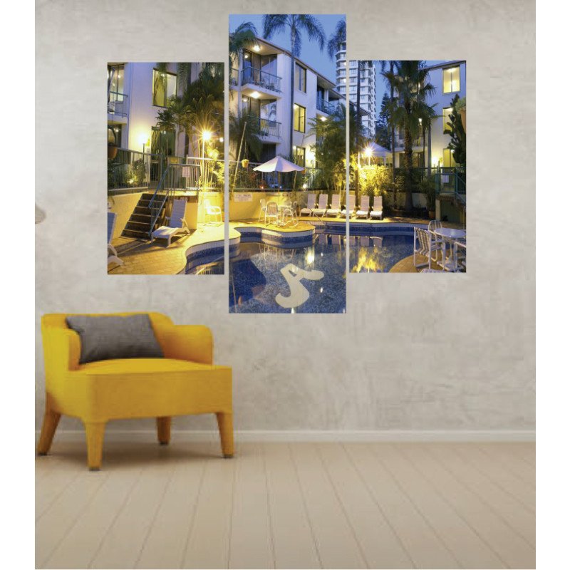 Wall Frames 3 Pieces Set Canvas – Digitally Printed Wall Canvas TJ-30 view 1