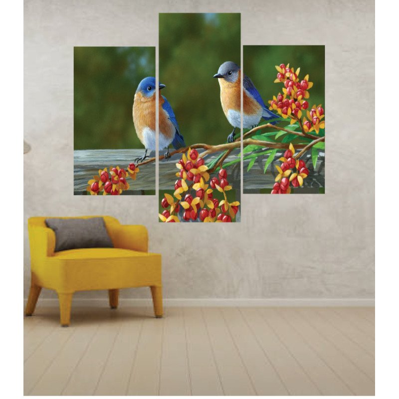 Wall Frames 3 Pieces Set Canvas – Digitally Printed Wall Canvas TJ-39 view 1