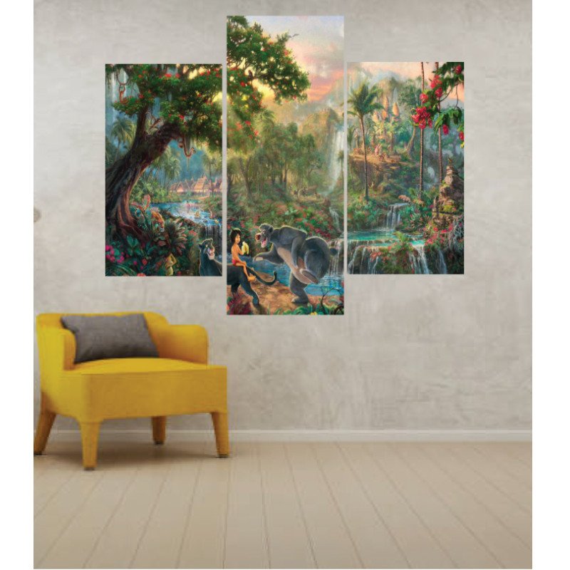 Wall Frames 3 Pieces Set Canvas – Digitally Printed Wall Canvas TJ-45 view 1