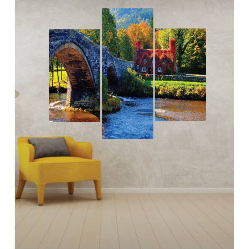 Wall Frames 3 Pieces Set Canvas – Digitally Printed Wall Canvas TJ-51 view 1