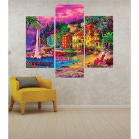 Wall Frames 3 Pieces Set Canvas – Digitally Printed Wall Canvas TJ-54