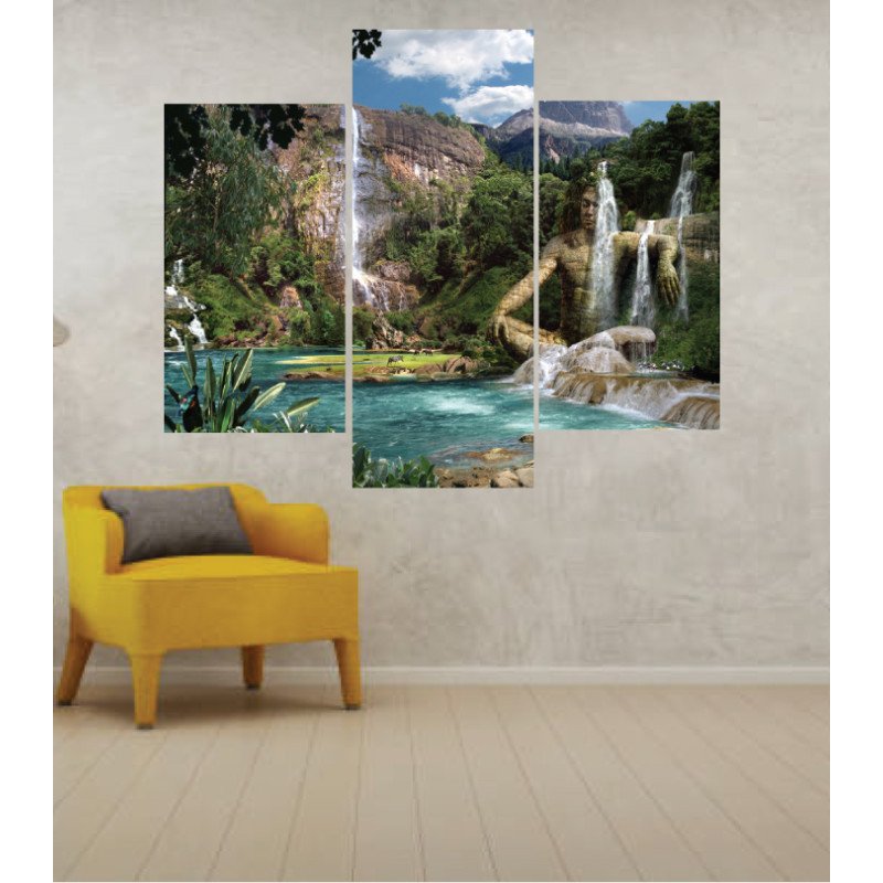 Wall Frames 3 Pieces Set Canvas – Digitally Printed Wall Canvas TJ-57 view 1