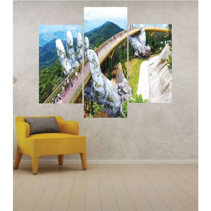 Wall Frames 3 Pieces Set Canvas – Digitally Printed Wall Canvas TJ-59 view 1