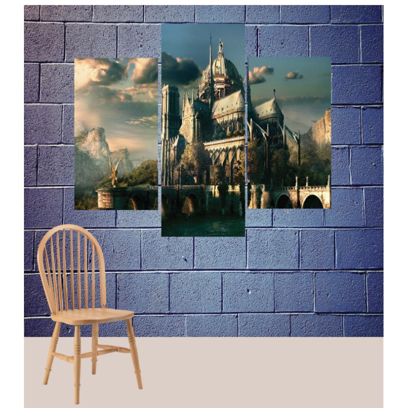 Wall Frames 3 Pieces Set Canvas – Digitally Printed Wall Canvas TJ-81 view 1